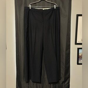 NEW with tags J Crew Collection Sydney wide-leg pant pinstripe Italian wool sz18